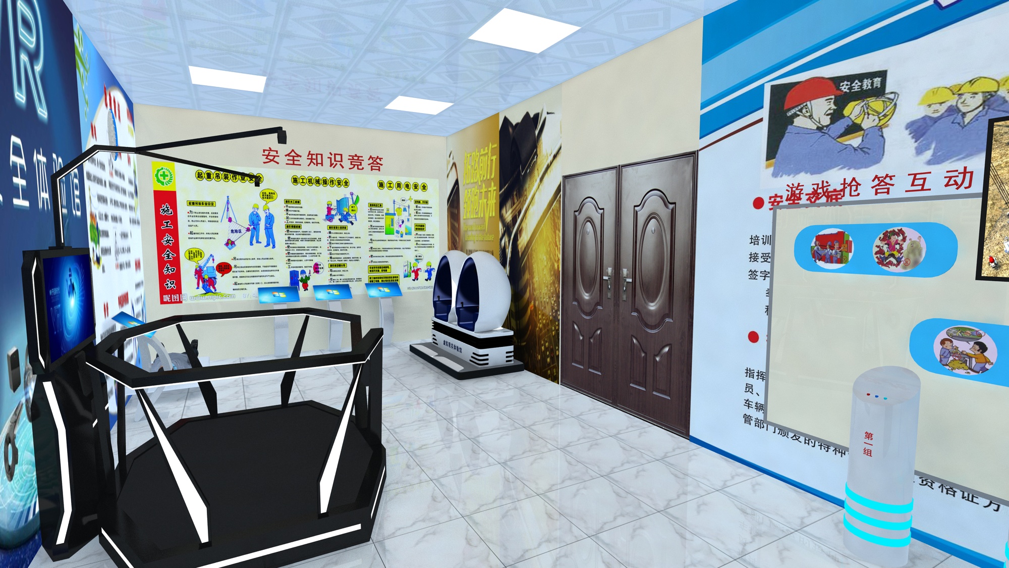 VR技術(shù)帶您進入施工的危險！江蘇建筑企業(yè)在工地施工現(xiàn)場設(shè)立VR安全體驗館，引導(dǎo)工人安全生產(chǎn)